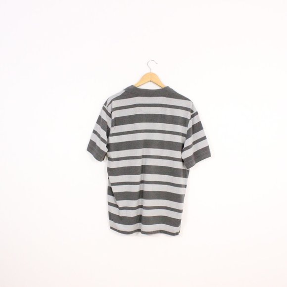 Arrow Grey Striped Polo - Picture 3 of 3